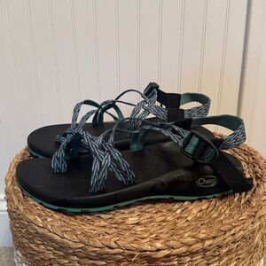 Chaco ZX2 Toe Loop EcoTread Women's Size 11 Waterproof Sports Sandals Green